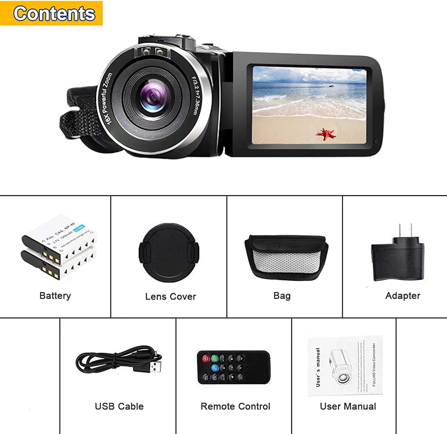 613oJeX82JL. AC SL1500 Video Camera Camcorder Full HD 1080P 30FPS 24.0 MP IR Night Vision Vlogging Camera Recorder 3.0 Inch IPS Screen 16X Zoom Camcorders Camera Remote Control with 2 Batteries Edu Expertise Hub Digital Audio Video & Photography