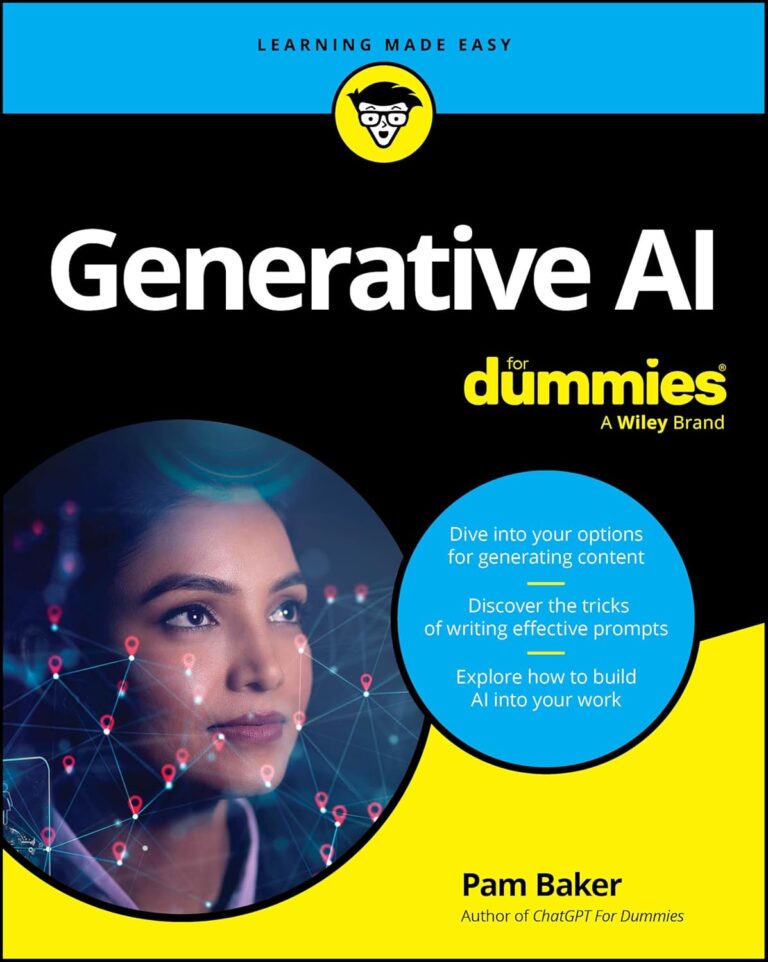 71RR5bMZ1L. SL1500 Generative AI For Dummies (For Dummies (Business & Personal Finance)) Edu Expertise Hub AI