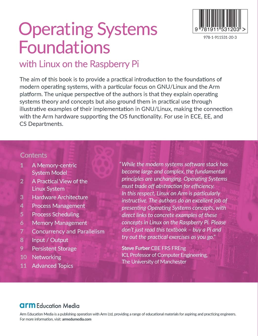 71VU1003H9L. SL1360 Operating Systems Foundations with Linux on the Raspberry Pi: Textbook Edu Expertise Hub Operating systems