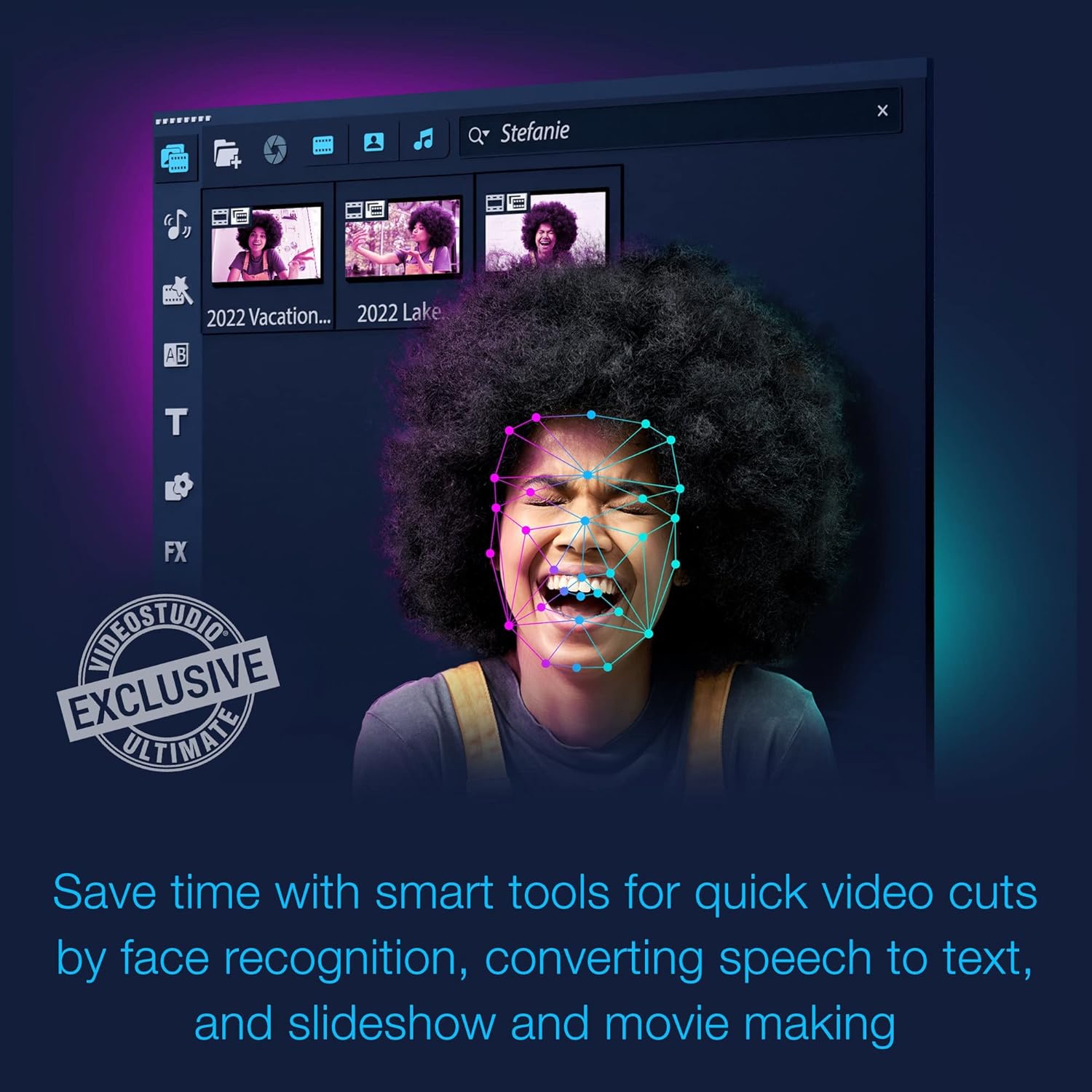 81262CR+uBL. AC SL1500 Corel VideoStudio Ultimate 2023 | Video Editing Software with Premium Effects Collection | Slideshow Maker, Screen Recorder, DVD Burner [PC Key Card] Edu Expertise Hub Software