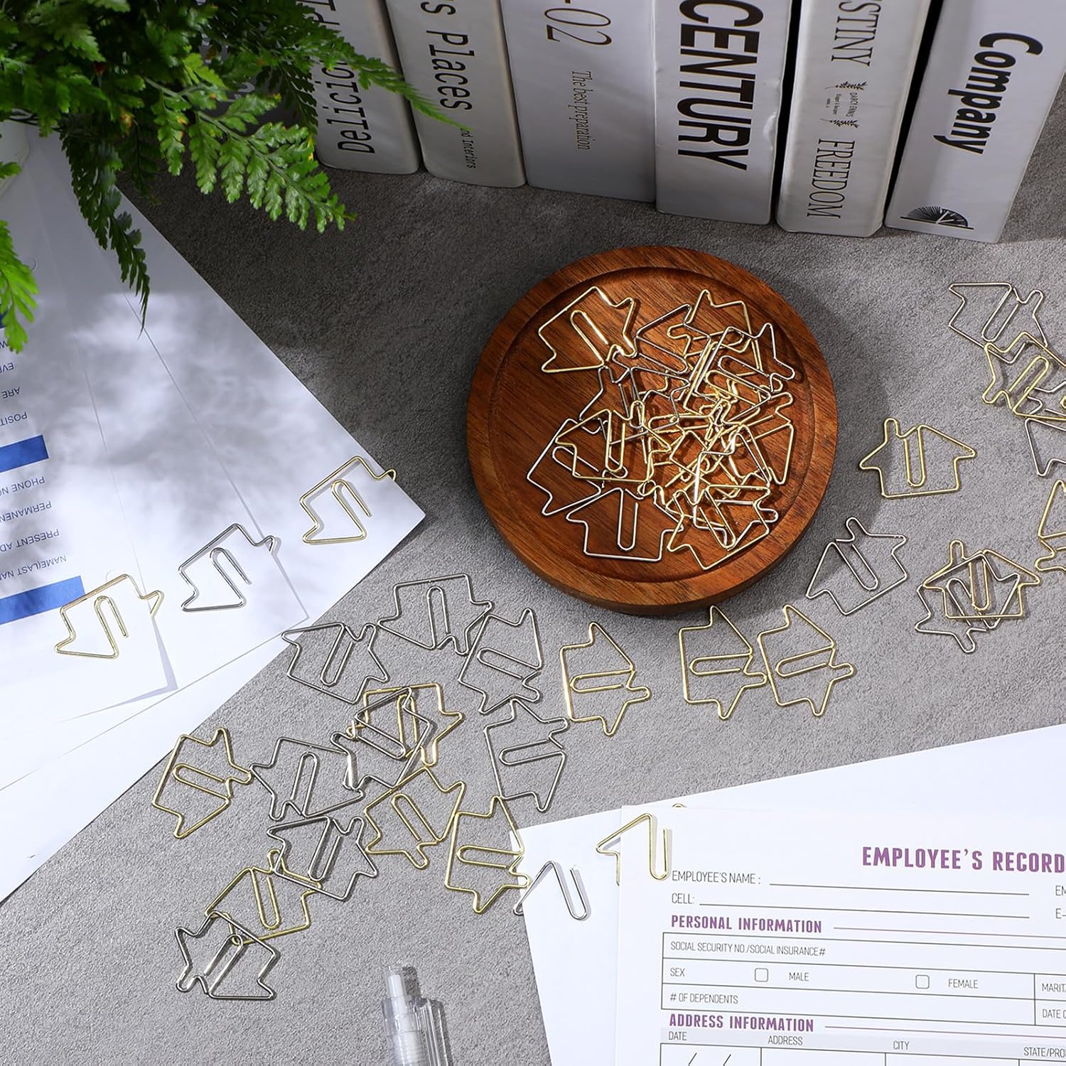 81S+pe5fiIL. AC SL1500 Yeaqee 100 Pcs House Shaped Paper Clips Bookmarks Real Estate Agent Supplies Gold Silver Fun Paperclips Bulk for Kids Student School Office Home Classroom Desk Accessories Gift Edu Expertise Hub Real Estate