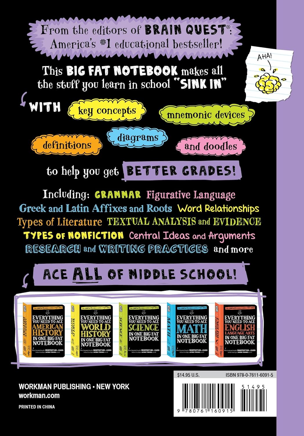 81k3lmlmUuL. SL1500 Everything You Need to Ace Computer Science and Coding in One Big Fat Notebook: The Complete Middle School Study Guide (Big Fat Notebooks) Edu Expertise Hub Computer science