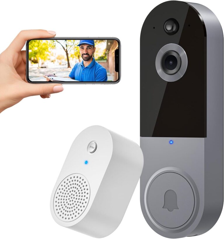 1733373291 619hKaPM vL. AC SL1500 Wireless 1080p Video Doorbell Camera, AI Detection, Live View, 2-Way Audio Included Chime, Night Vision, Cloud Storage, Indoor/Outdoor Surveillance Cam, 2.4G Wi-Fi (Silver) Edu Expertise Hub AI