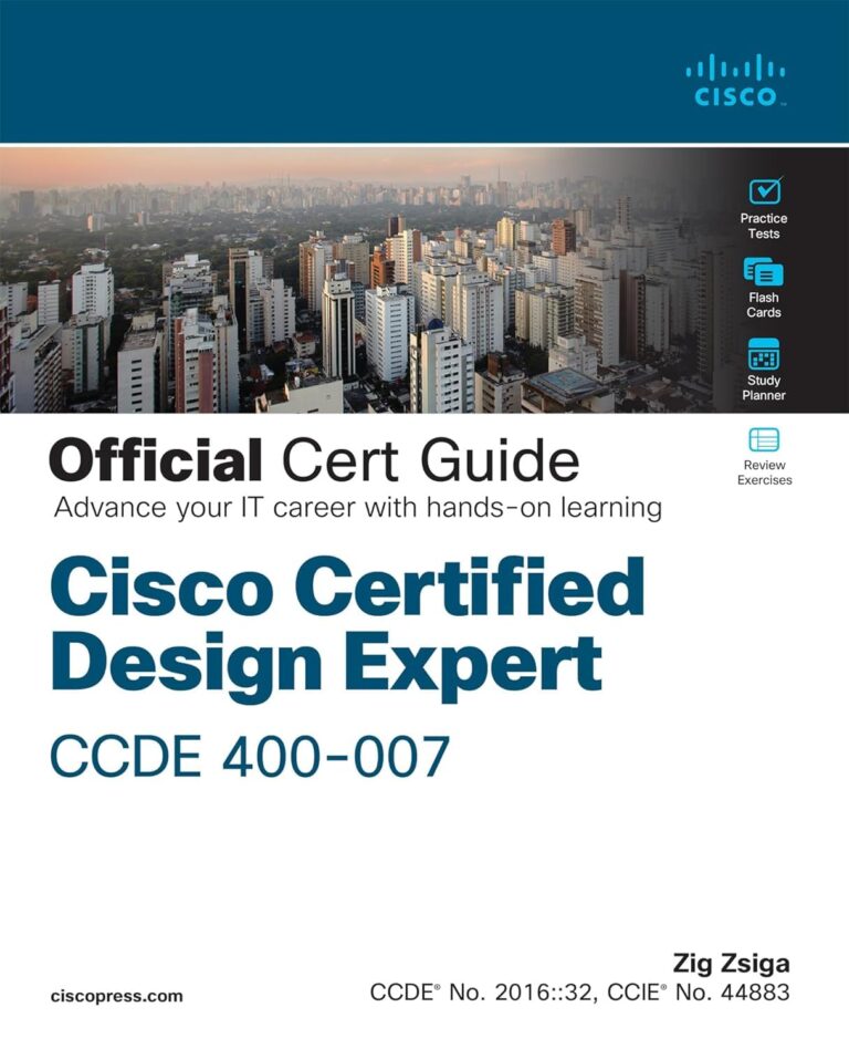 1733878498 71ZnSXRHg6L. SL1500 Cisco Certified Design Expert (CCDE 400-007) Official Cert Guide Edu Expertise Hub IT Certification