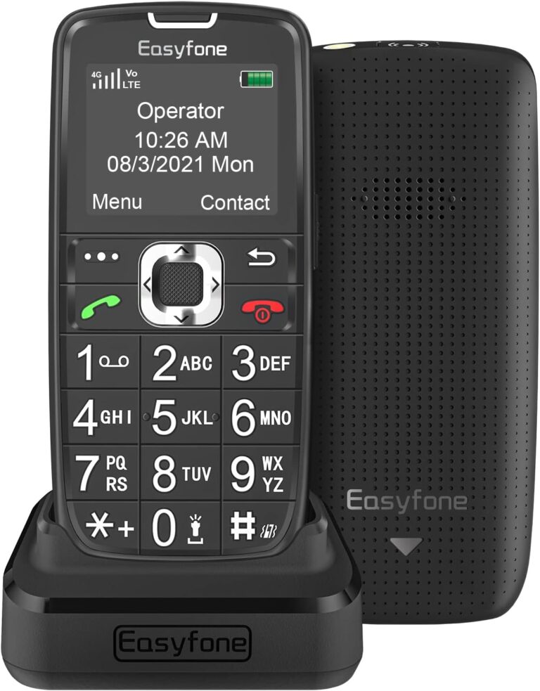 1734167550 61jBEKnVoBL. AC SL1500 Easyfone Prime-A6 4G Unlocked Feature Cell Phone, Easy-to-Use Clear Sound GSM Dumbphone with an Easy Charging Dock Edu Expertise Hub Mobile phones