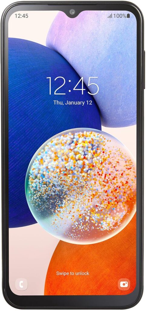 1735467725 81amPJwm3YL. AC SL1500 Simple Mobile | Samsung Galaxy A14 5G | Locked | 64GB | 5000mAh Battery | 50 MP Triple-Camera System | 6.6-in. FHD+ LCD Display | Black Edu Expertise Hub Mobile phones