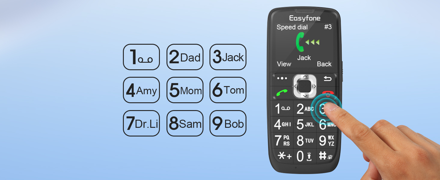 Big Buttons & Speed Dial