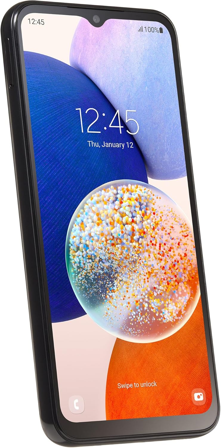 713QcQ3NnkL. AC SL1500 Simple Mobile | Samsung Galaxy A14 5G | Locked | 64GB | 5000mAh Battery | 50 MP Triple-Camera System | 6.6-in. FHD+ LCD Display | Black Edu Expertise Hub Mobile phones