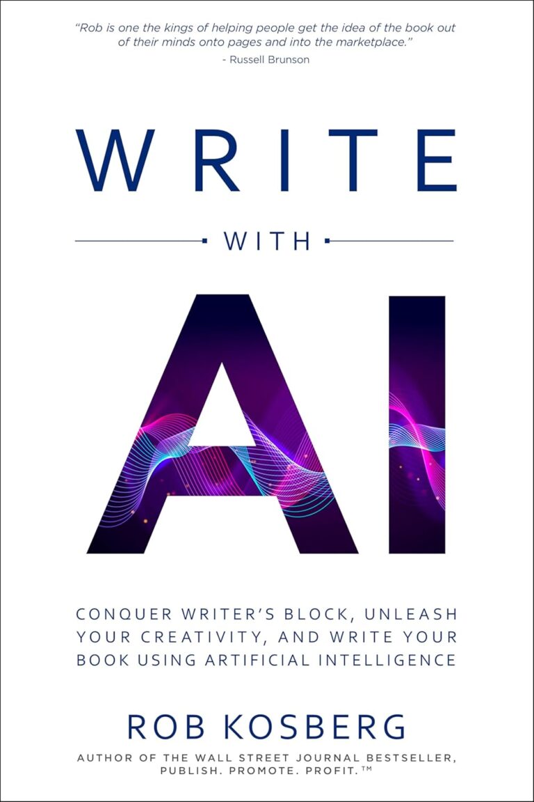 71tgBnHnrL. SL1500 Write with AI: Conquer Writer’s Block, Unleash Your Creativity, and Write Your Book Using Artificial Intelligence Edu Expertise Hub AI