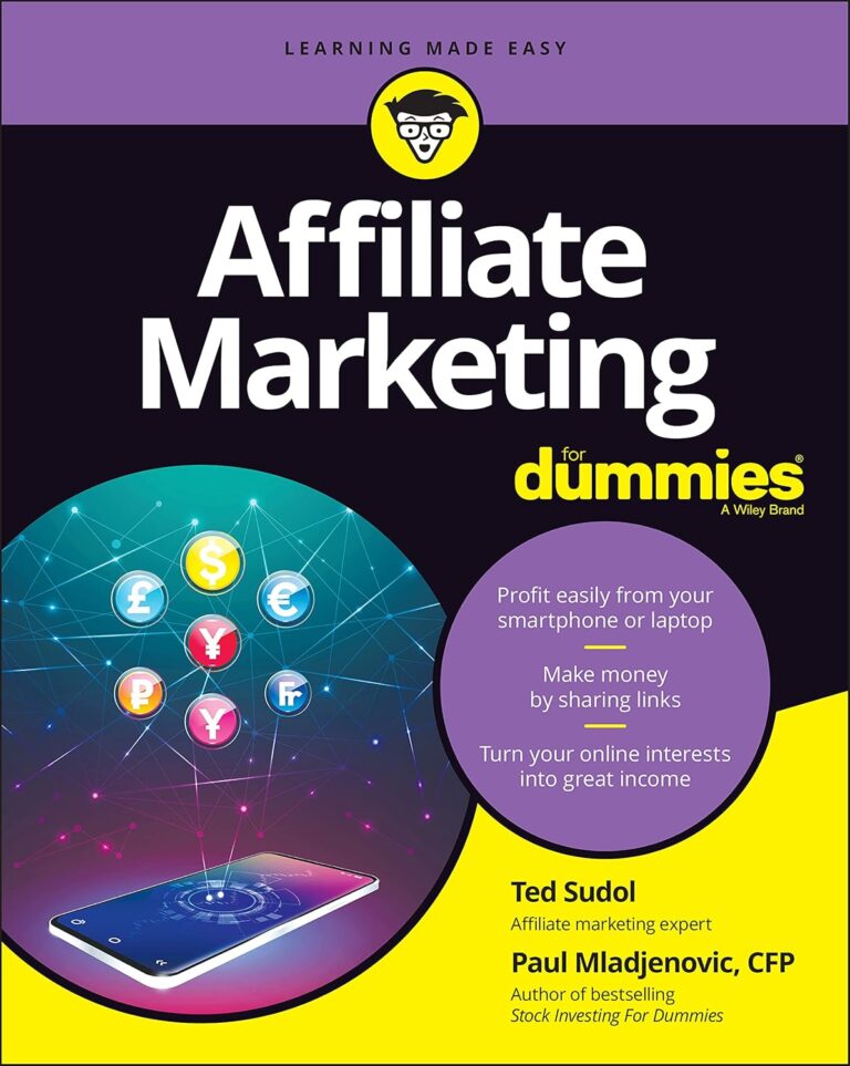 1735901763 81TV5cHkb3S. SL1500 Affiliate Marketing For Dummies Edu Expertise Hub digital marketing