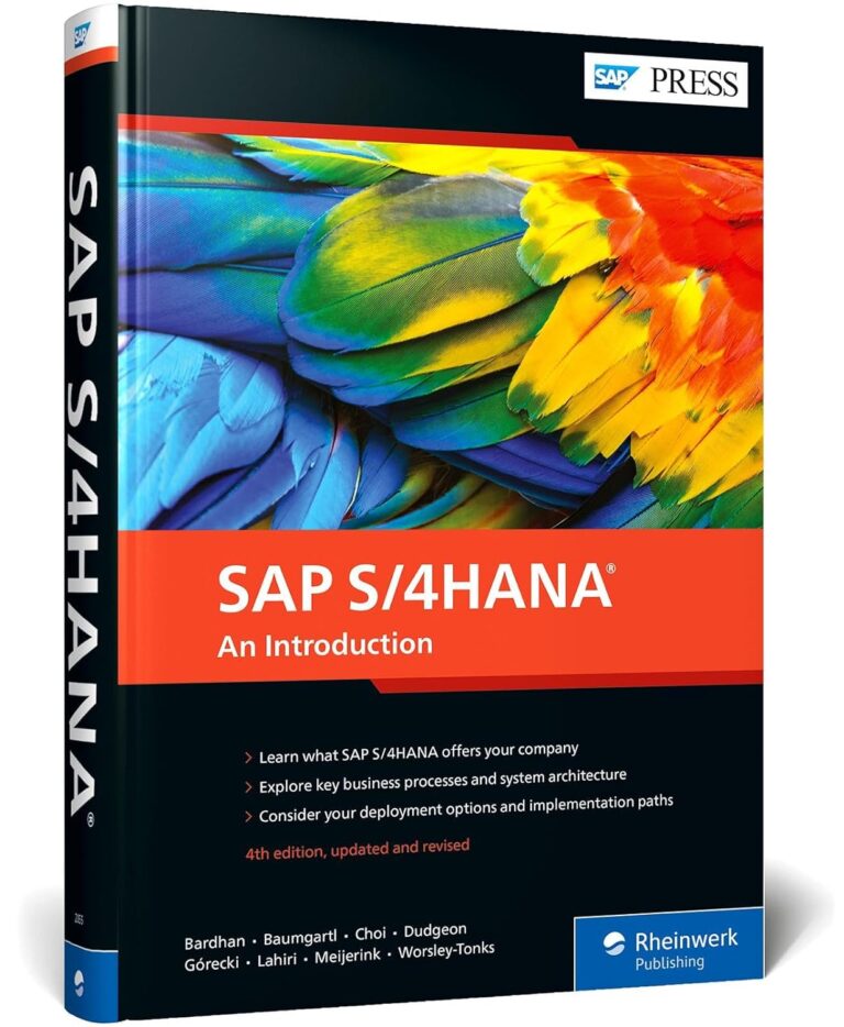 1737020627 71u7T8ixxmL. SL1500 SAP S/4HANA: An Introduction (4th Edition) (SAP PRESS) Edu Expertise Hub Ai in Marketing