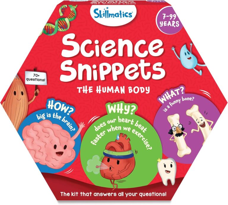 1737706023 81zcEKe81dL. AC SL1500 Skillmatics Flash Cards - Science Snippets The Human Body, Learning Resources & Educational Toys for Boys & Girls, Gifts for Ages 7, 8, 9 & Up, 70+ Cards Edu Expertise Hub Human Resources