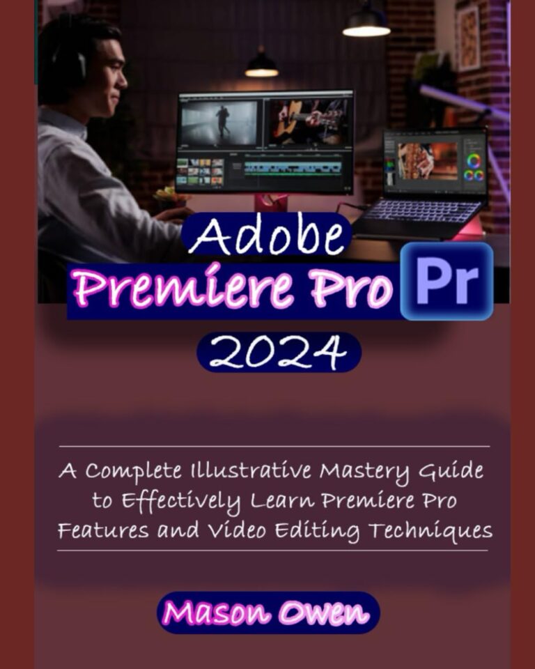 61IQ3mImGL. SL1250 Adobe Premiere Pro 2024: A Complete Illustrative Mastery Guide to Effectively Learn Premiere Pro Features and Video Editing Techniques Edu Expertise Hub Digital Audio Video & Photography