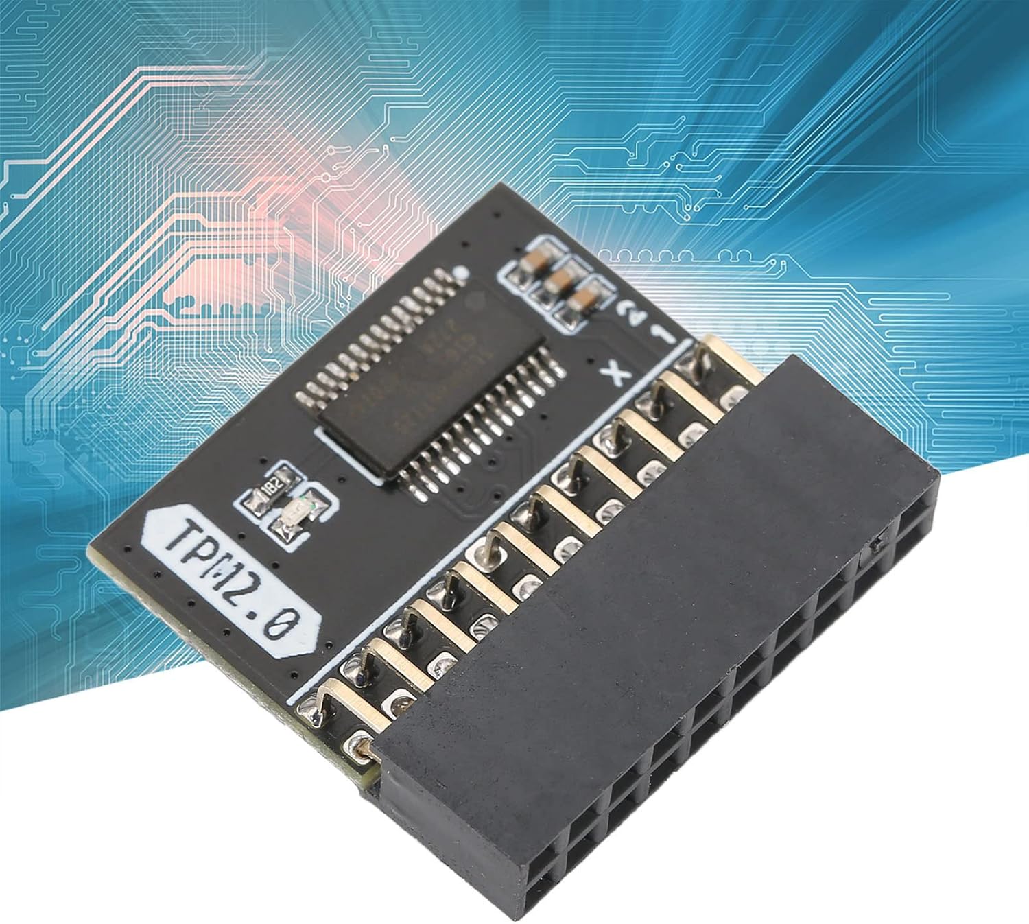 71kz+a3SHbL. AC SL1500 TPM 2.0 Module for Win11 for , 20Pin 2 10P Encryption Security Module, TPM 2.0 Module 2.54mm Pitch DDR4 Memory Module for Computer Motherboard Edu Expertise Hub Security & Encryption