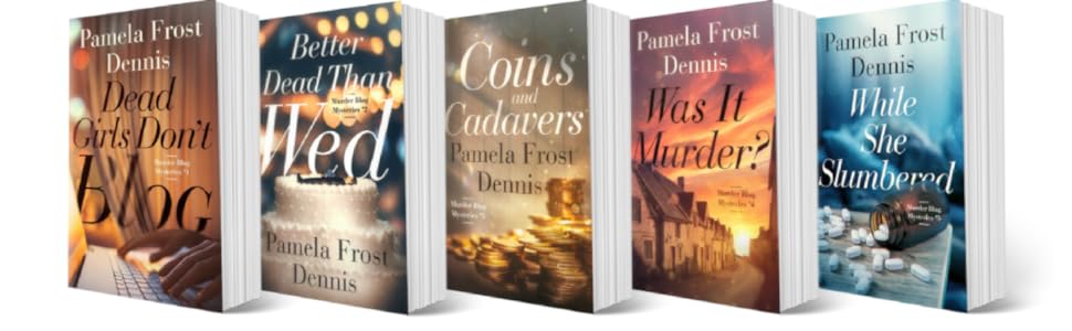 Current Five Books in The Murder Blog Mysteries