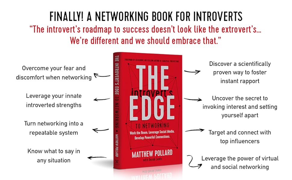 the introvert's edge to networking, Matthew Pollard, sales, connection, influence, leadership