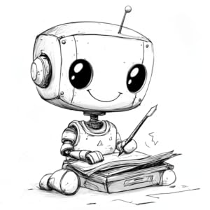 Robot writing sketch