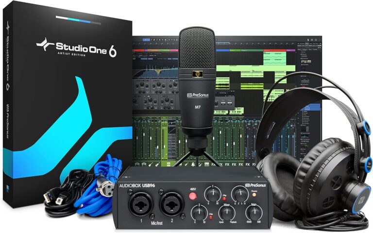 1738860798 813vchWNYmL. AC SL1500 PreSonus AudioBox 96 25th Anniversary Studio Recording Bundle with Studio One Artist DAW Music Production Software Edu Expertise Hub Software