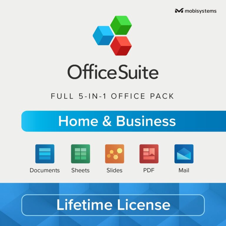 1739437813 61CYCXmy0pL. AC SL1500 OfficeSuite Home & Business - Lifetime License - Documents, Sheets, Slides, PDF, Mail & Calendar for Windows | 1 PC | Physical Activation Card Edu Expertise Hub Software