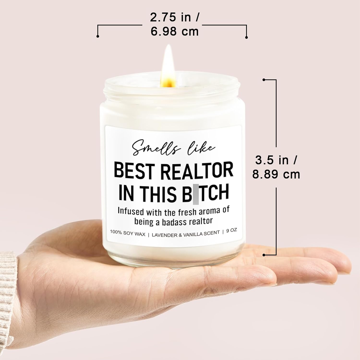 616avebgvIL. AC SL1500 Best Realtor Candle, Realtor Gifts for Women, Men, Realtor Gifts, Mothers Day, Closing Gifts for Realtors, Real Estate Agent Gifts, Funny Thank You Gifts for Realtor, Salesperson, Broker Edu Expertise Hub Real Estate