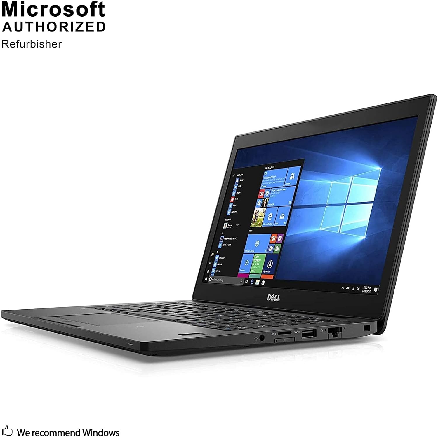 61OwGL4ZQYS. AC SL1500 Dell Latitude 7000 7280 Business Ultrabook: 12.5in (1366x768), Intel Core i7-7600U, 256GB SSD, 16GB DDR4, Webcam, Windows 10 Professional 64-Bit (Renewed) Edu Expertise Hub Web Development & Design laptops desktops