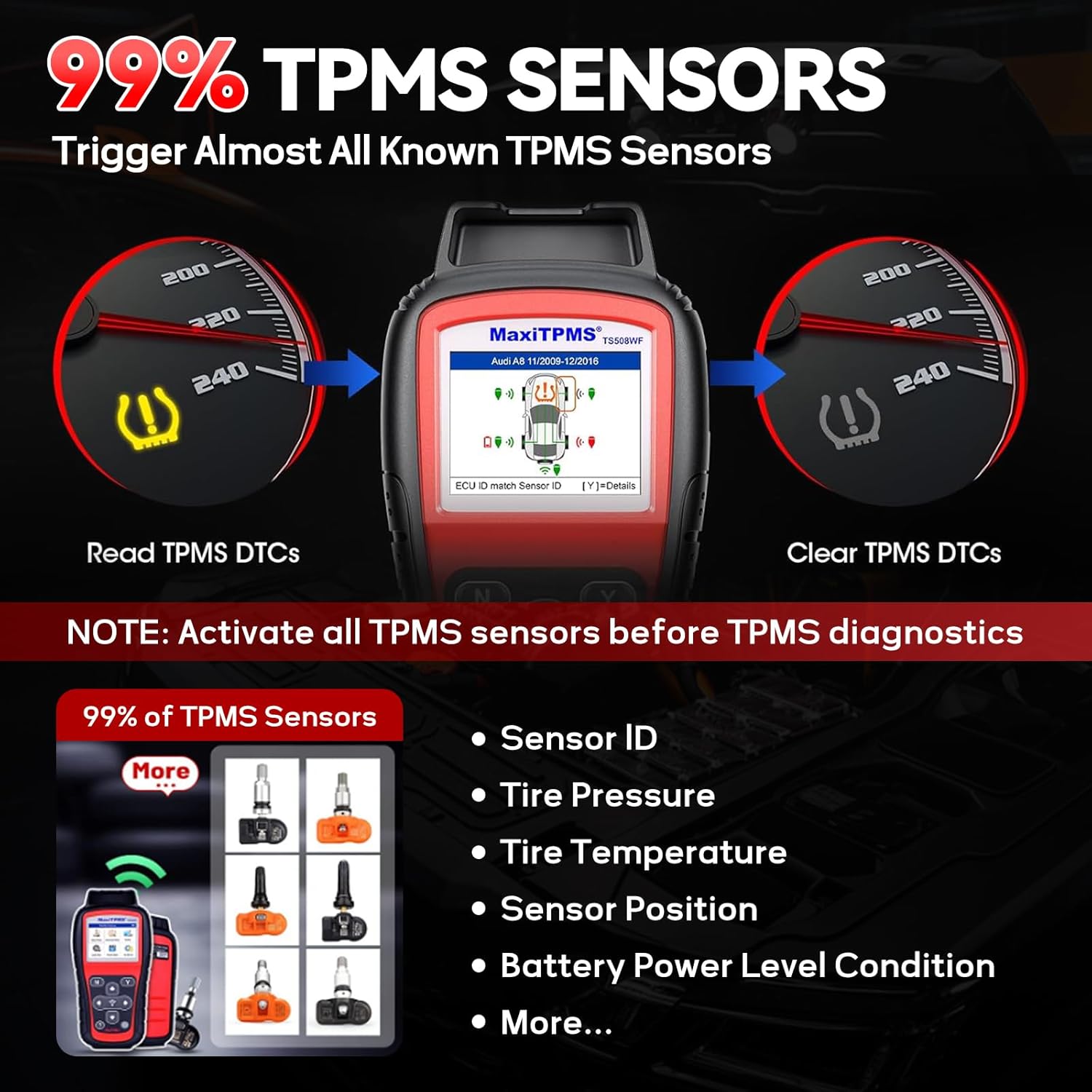 710H96skl7L. AC SL1500 Autel TPMS TS508WF 2025 New, TPMS Programming Tool, Upgrade of TS501 Pro, TS408S, Activate/Relearn Autel TPMS Sensors, Read/Clear TPMS Code, Free Lifetime Update, TPMS Relearn Tool, TPMS Programmer Edu Expertise Hub Programming