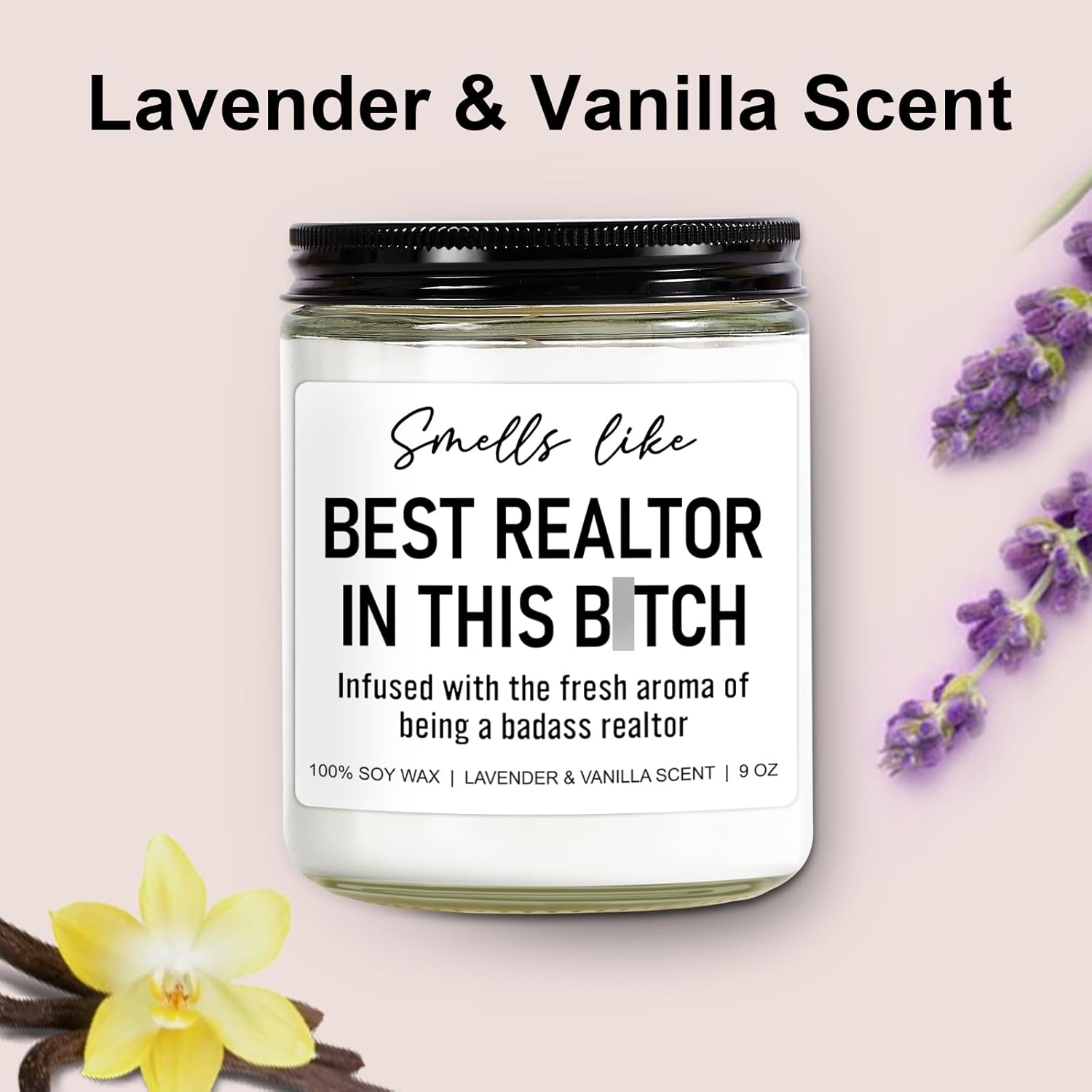 Best Realtor Candle, Realtor Gifts for Women, Men, Realtor Gifts, Mothers Day, Closing Gifts for Realtors, Real Estate Agent Gifts, Funny Thank You Gifts for Realtor, Salesperson, Broker Edu Expertise Hub Real Estate