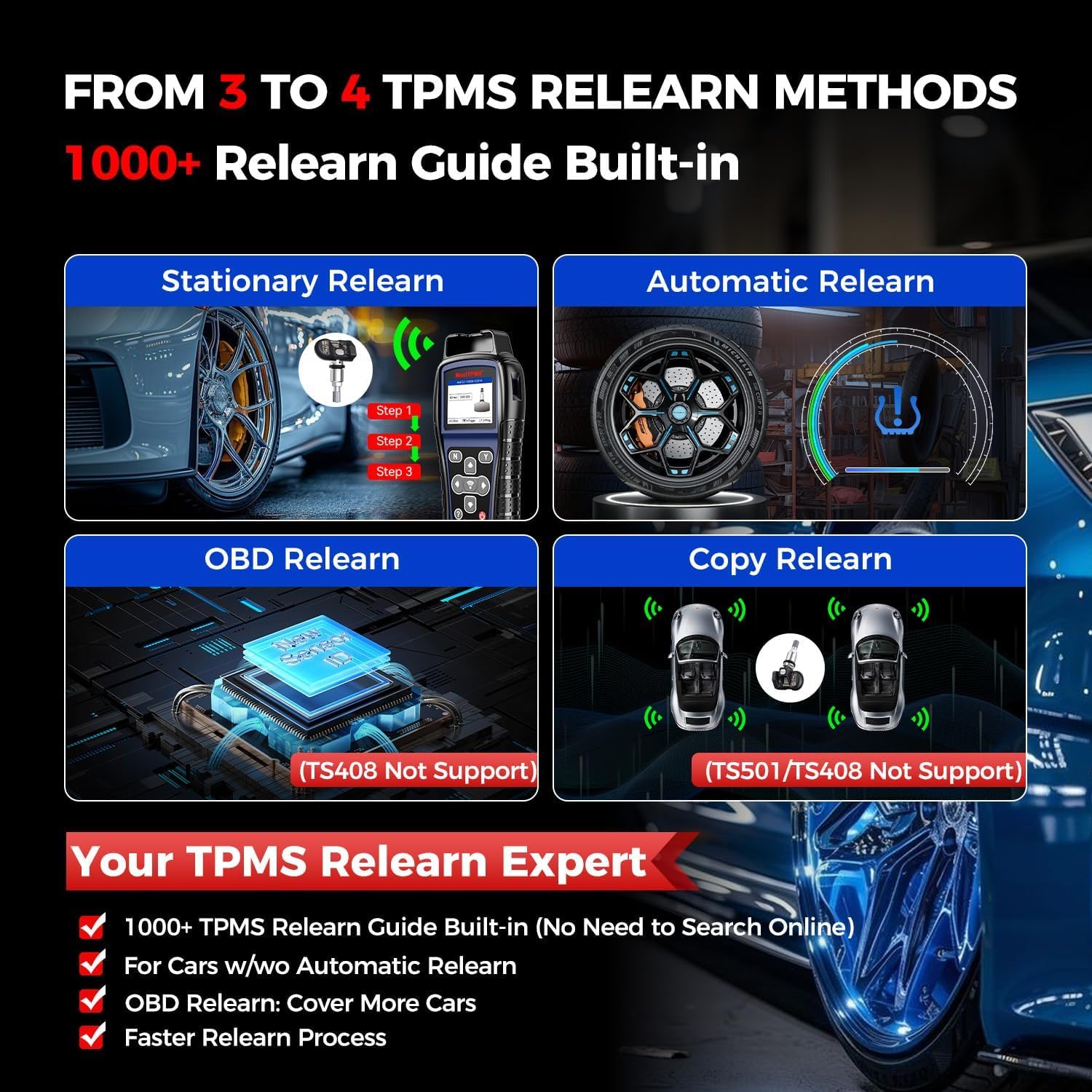 81rw+7W+9mL. AC SL1500 Autel MaxiTPMS TS501 PRO TPMS Programming Tool, Same as TS508, 2025 TPMS Relearn Tool Newer of TS501 TS408S, Activate Relearn 99% Sensors, Program Autel MX-Sensors [315/433MHz], TPMS Reset/Diagnosis Edu Expertise Hub Programming