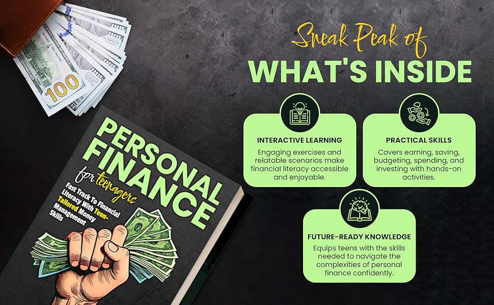 Teen financial literacy guide with practical money skills, investing tips, and scam protection