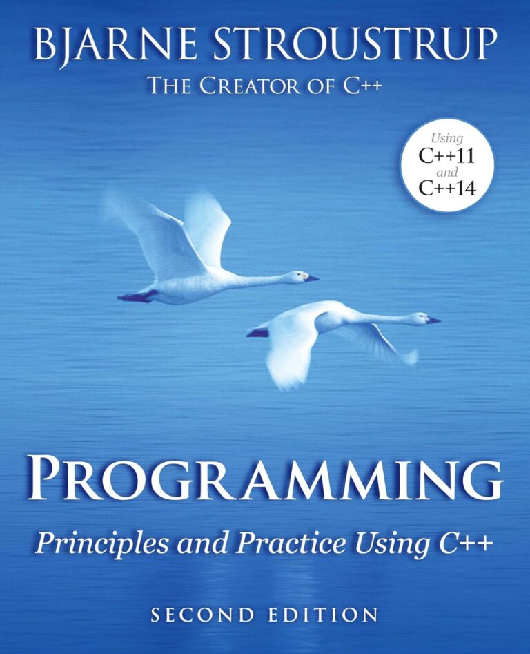 1741314558 81vOC23rhIL. SL1500 Programming: Principles and Practice Using C++ (2nd Edition) Edu Expertise Hub Programming languages