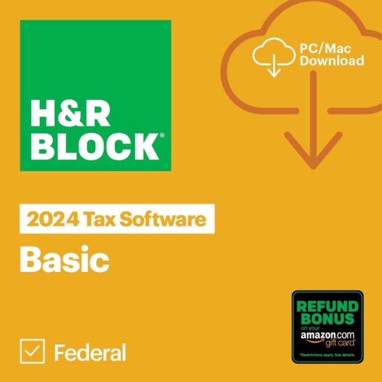 1742576829 5181AWwUanL. AC SL1080 H&R Block Tax Software Basic 2024 with Refund Bonus Offer (Amazon Exclusive) Win/Mac [PC/Mac Online Code] Edu Expertise Hub Software