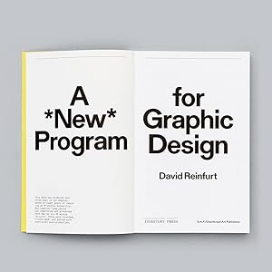 A New Program for Graphic Design