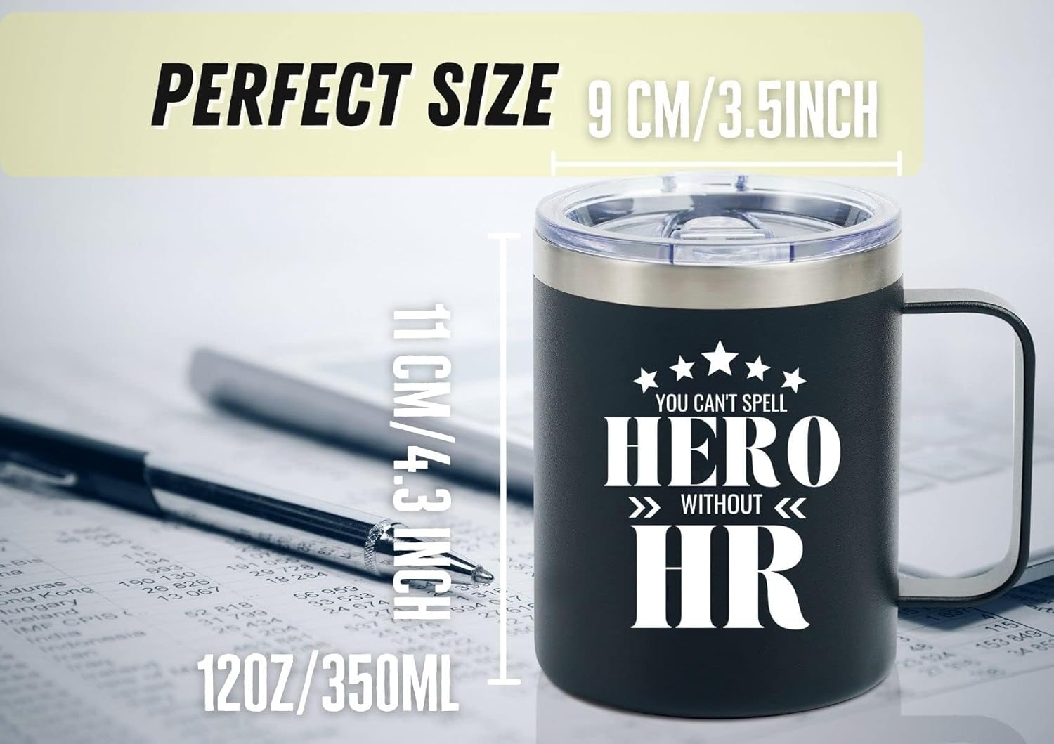 713WgfTlI6L. AC SL1500 Onebttl HR Gifts, Human Resources 12oz Tumbler Stainless Steel Coffee Mug, Gifts for HR Managers, director, Coworker, HR Specialist, in Christmas, New Year, Birthday Edu Expertise Hub Human Resources