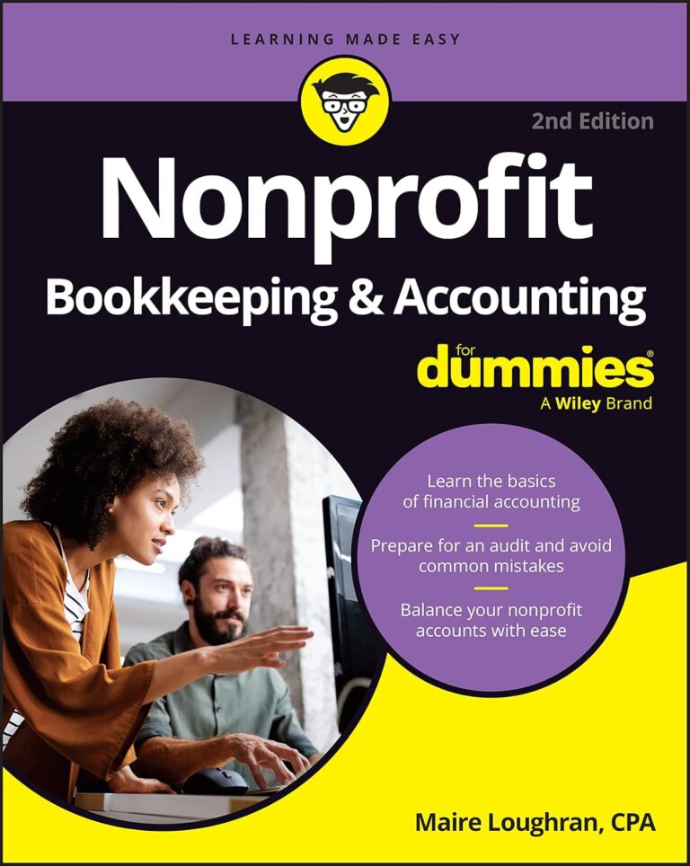 1743515432 81oyL9QzCFL. SL1500 Nonprofit Bookkeeping & Accounting For Dummies Edu Expertise Hub Accounting