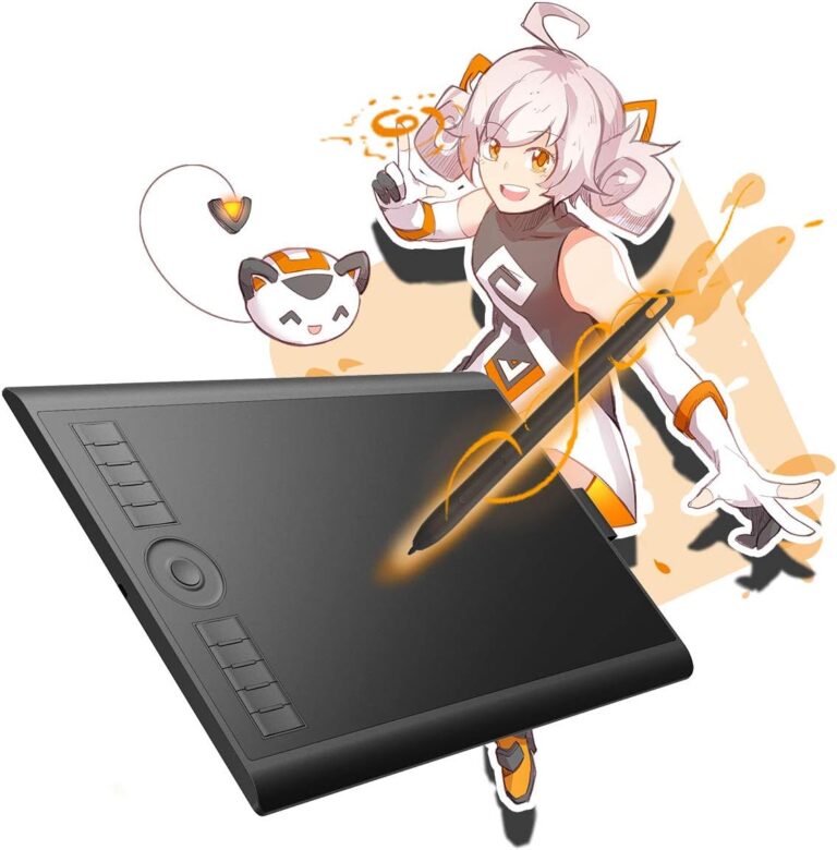 1746041069 61czsggyXwL. AC SL1200 GAOMON M10K Drawing Tablet, 10x6 inch Large Graphics Tablet with Touch Ring, 8192 Levels Battery-Free Stylus, 10 Hot Keys, Art Tablet for Design, Writing, Editing, Work with Mac, Windows, Android Edu Expertise Hub Graphics & Design