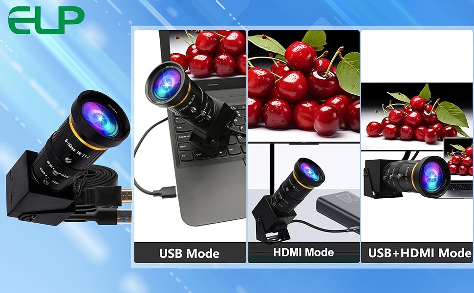 4K hdmi usb camera manual zoom webcam for computer 