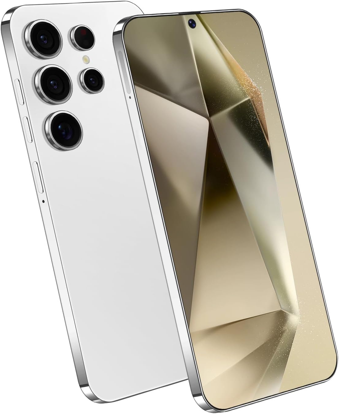 61RSk0ZqC7L. AC SL1500 S24 Ultra Unlocked Phone 8GB+256GB Android Cell Phone 7 inch HD Screen Mobile Phone 108MP+48MP Camera 6800 mAh Extra Large Battery 5G Dual SIM (Titanium White) Edu Expertise Hub Mobile phones