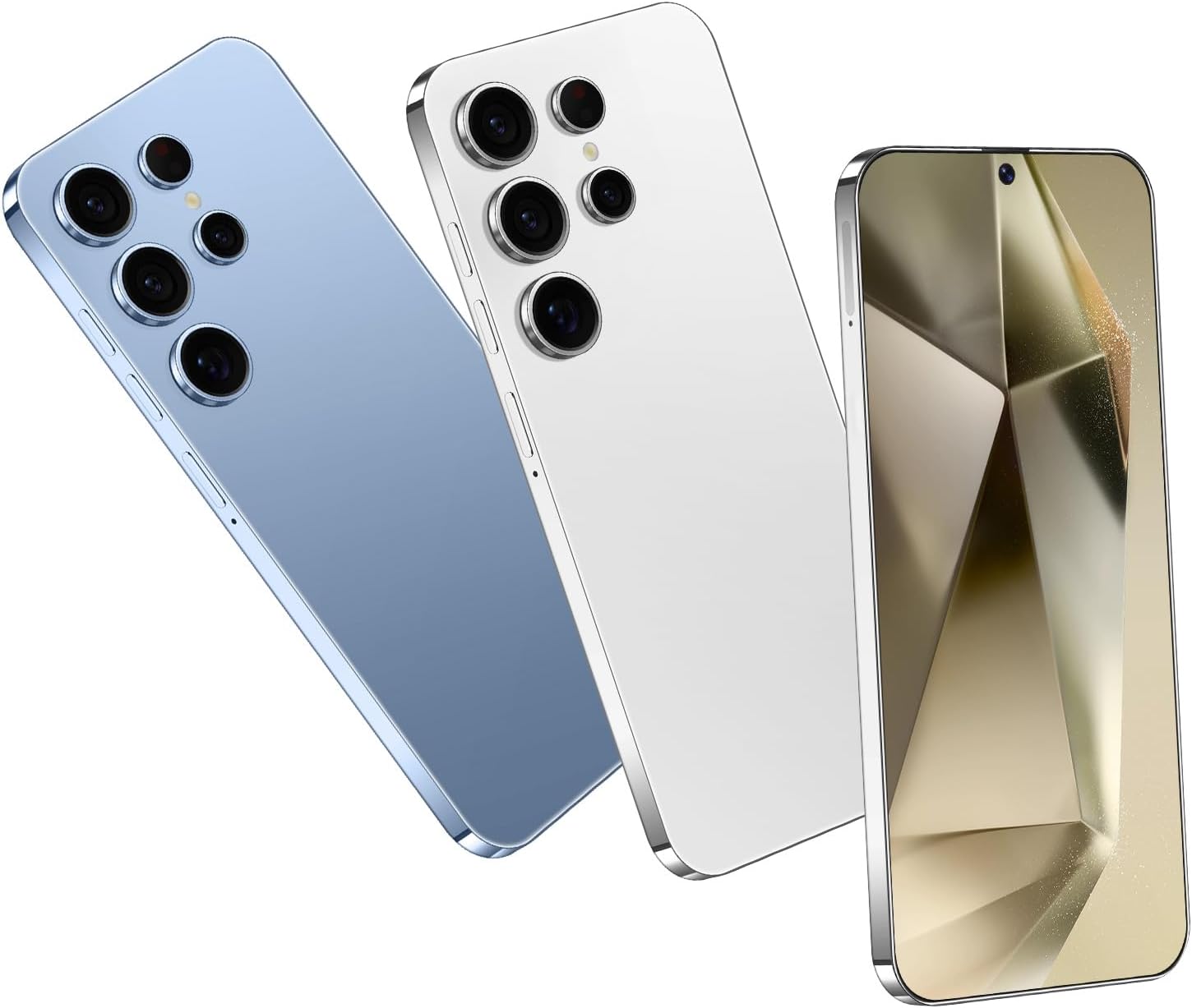 S24 Ultra Unlocked Phone 8GB+256GB Android Cell Phone 7 inch HD Screen Mobile Phone 108MP+48MP Camera 6800 mAh Extra Large Battery 5G Dual SIM (Titanium White) Edu Expertise Hub Mobile phones