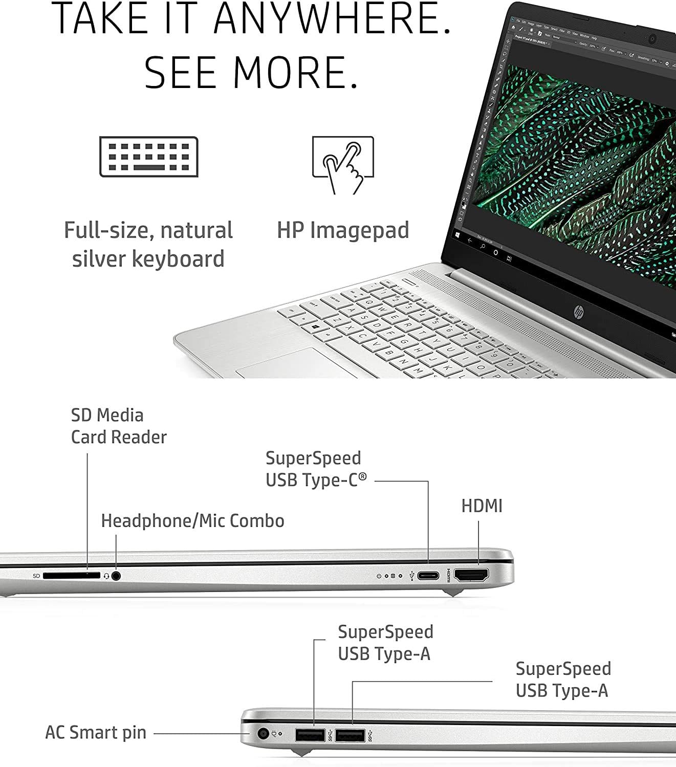 HP 15.6 FHD IPS Flagship Laptop Computer, 11th Gen Intel 4-Core i5-1135G7(Up to 4.2GHz, Beat i7-1060G7), 16GB RAM, 1TB PCIe SSD, Iris Xe Graphics, Bluetooth, HDMI, WiFi, Win11, w/GM Accessories Edu Expertise Hub Web Development & Design laptops desktops
