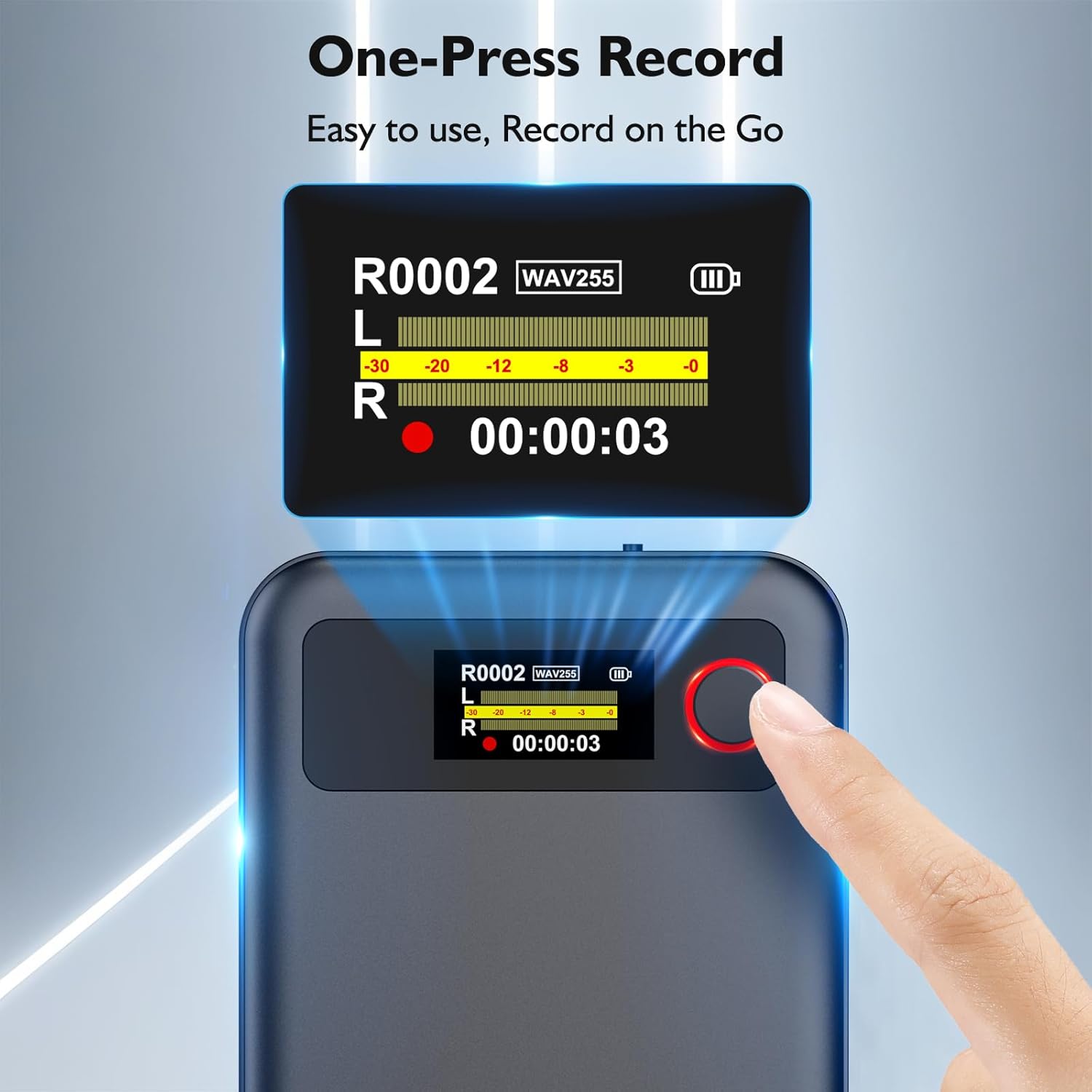 71ACapZo7yL. AC SL1500 AI Voice Recorder with Transcription Summarize - Audio Recording Device with Playback for Phone Calls Lectures Meetings Interviews, APP Control Support 59 Languages Noise Reduction 64GB Memory Edu Expertise Hub AI