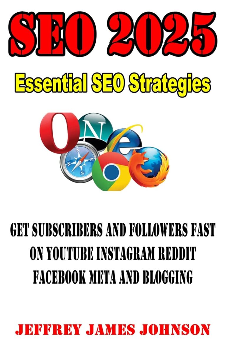 71B i4WFML. SL1500 SEO 2025 Quick Start Guide: Get Subscribers and Followers Fast on YouTube Instagram Reddit Facebook Meta and Blogging Edu Expertise Hub Search Engine Optimization