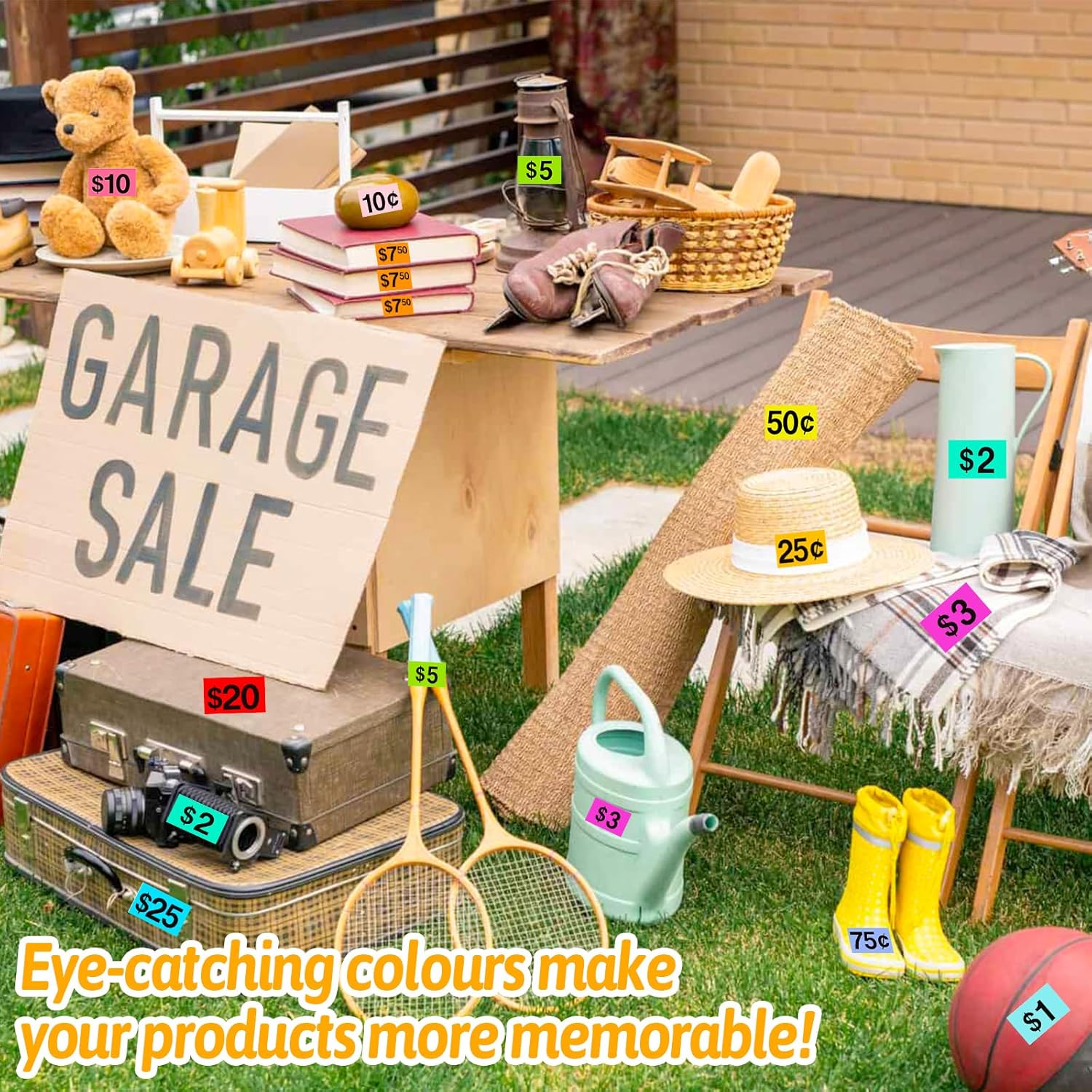 81VFhFOMVUL. AC SL1500 5460 Pcs Garage Sale Stickers, 1/2" X 3/4" Yard Sale Price Stickers Price Tags Stickers Rectangle Preprinted Price Labels for Fle Market Sale Edu Expertise Hub Marketing & Sales