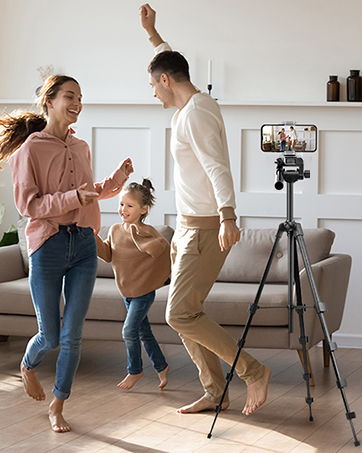 08c662b3 55d2 4f4f 82f8 c87df156440b. CR0,0,362,453 PT0 SX362 V1 SENSYNE 62" Phone Tripod & Selfie Stick, Extendable Cell Phone Tripod Stand with Wireless Remote and Phone Holder, Compatible with iPhone Android Phone, Camera Edu Expertise Hub Mobile phones
