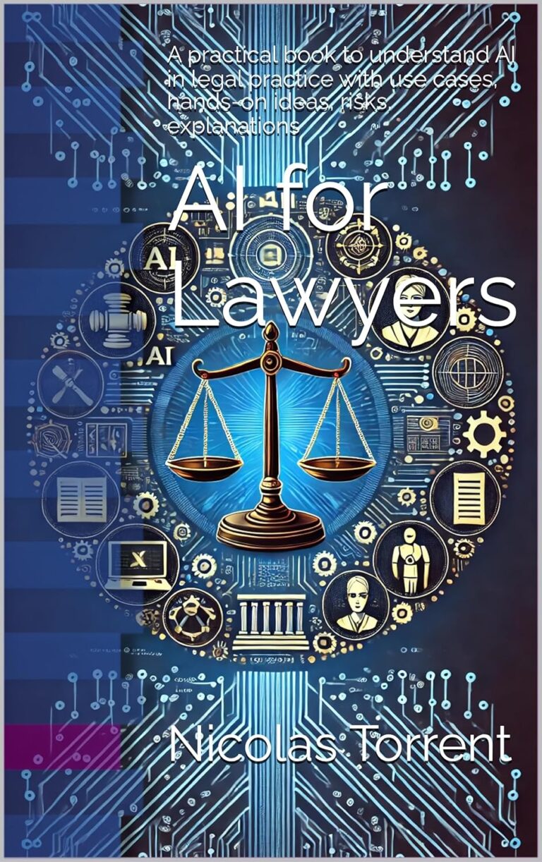 1746221554 911DxxmLdAL. SL1500 AI for Lawyers: A practical book to understand AI in legal practice with use cases, hands-on ideas, risks, explanations Edu Expertise Hub ai in business