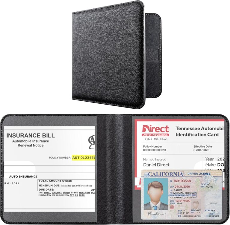 1746474096 81Q wPF1KxL. AC SL1500 CoBak Car Registration and Insurance Holder - Vehicle Glove Box Car Organizer, Auto Truck Comparment Accessories Case for Essential Document, Driver License, Cards Edu Expertise Hub Insurance