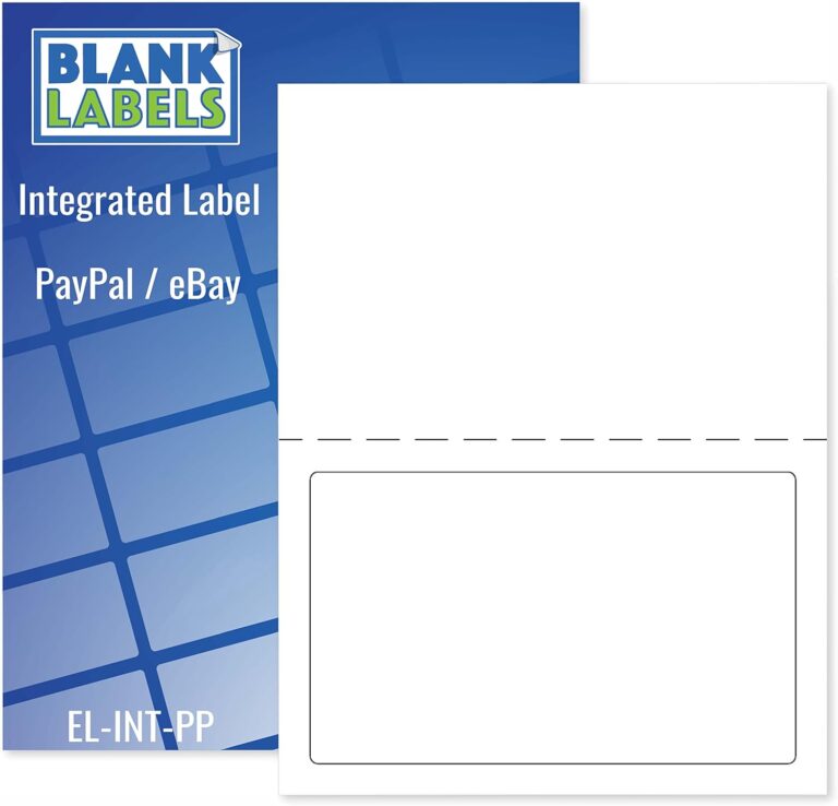 1746474191 71iloI1P1FL. AC SL1500 Integrated Shipping Labels with Paper Receipts for PayPal/Ebay from Blank Labels - Inkjet and Laser Guaranteed - Permanent Adhesive - Made in USA - 50 Sheets - 50 Labels Edu Expertise Hub eBay