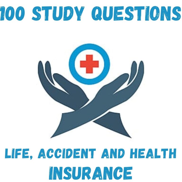 1747087531 71nuQhmo8GL. SL1500 100 Study Questions: Life, Accident and Health Insurance: Test Preparation Life, Accident and Health Insurance Edu Expertise Hub Insurance