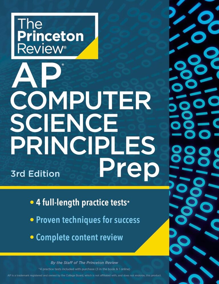 1747159187 813dA5MEMUL. SL1500 Princeton Review AP Computer Science Principles Prep, 3rd Edition: 4 Practice Tests + Complete Content Review + Strategies & Techniques (2024) (College Test Preparation) Edu Expertise Hub Computer science