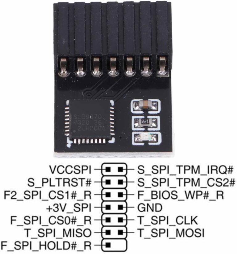 1747628246 61cjMupOGQL. AC SL1500 Module, 14Pin Secure Storage Encryption Security Module Remote Card for Motherboard for 11 Edu Expertise Hub Security & Encryption