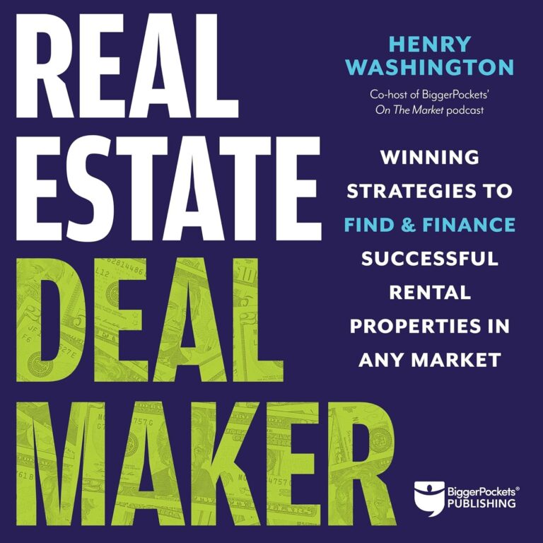 1747989333 81tT7ifjyQL. SL1500 Real Estate Deal Maker: Winning Strategies to Find and Finance Successful Rental Properties in Any Market Edu Expertise Hub Real Estate